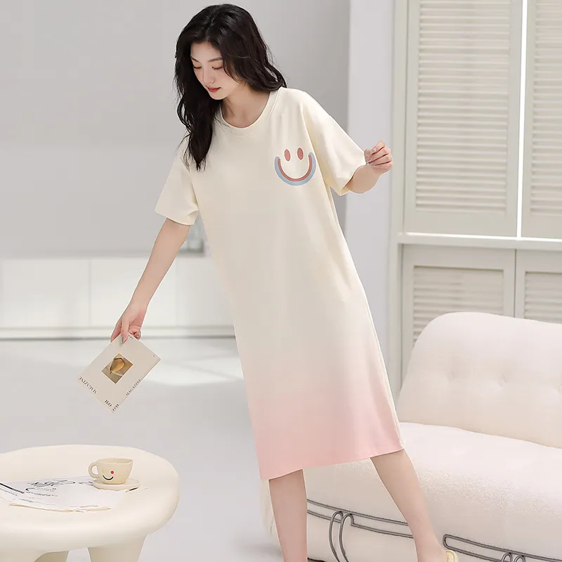 Huggy Kissy Nightgown Women's Light Pink-5
