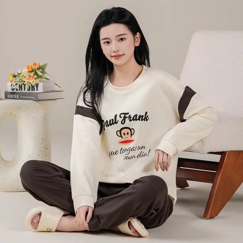 PAUL FRANK Pajama Set Women's Apricot-1