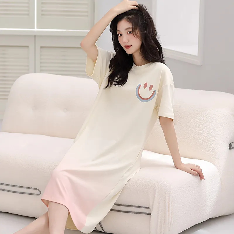Huggy Kissy Nightgown Women's Light Pink-3