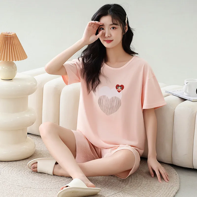PAUL FRANK Pajama Set Women's Light Pink-1