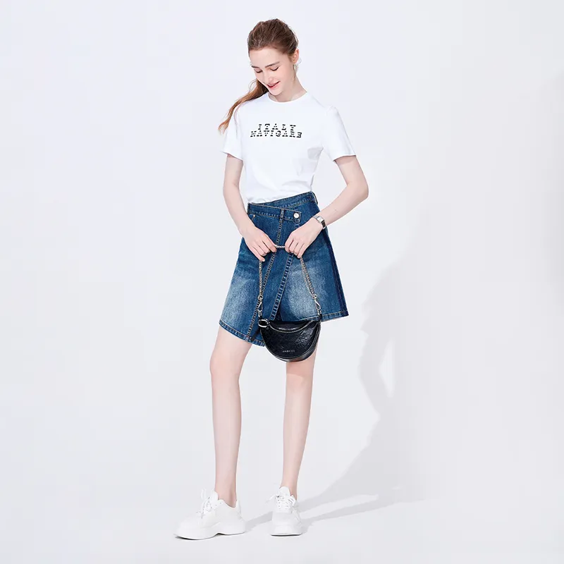 NAVIGARE Denim Shorts Women's Dark Pearl Royal Blue-3