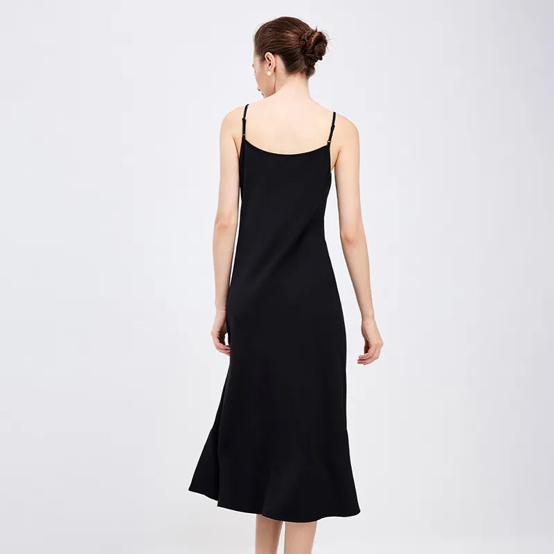 NAVIGARE Slip Dress Women's Night Black-3