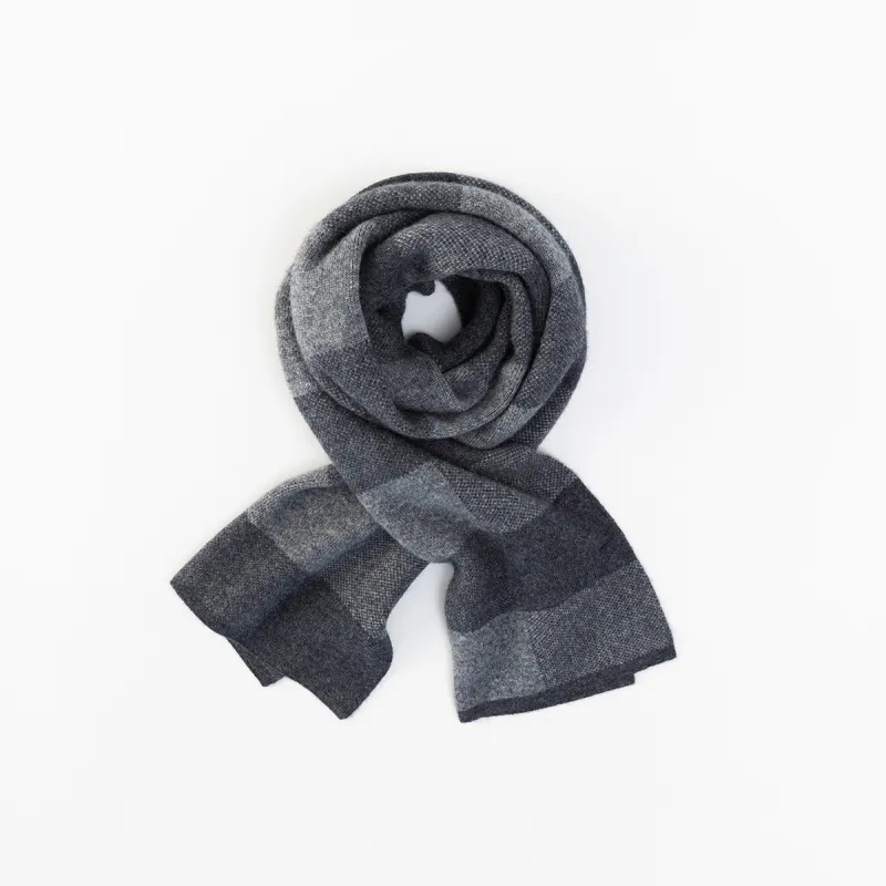 NAVIGARE Sheep Wool Knit Scarves Unisex-2