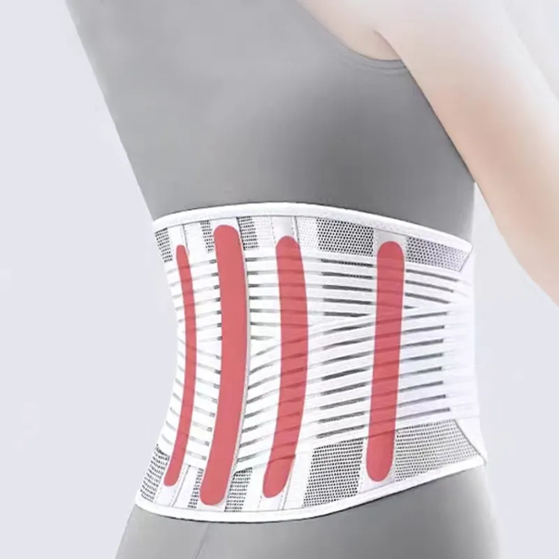 ZEAMO Back Support Braces Compression Protective And Breathable White, Black Unisex-4