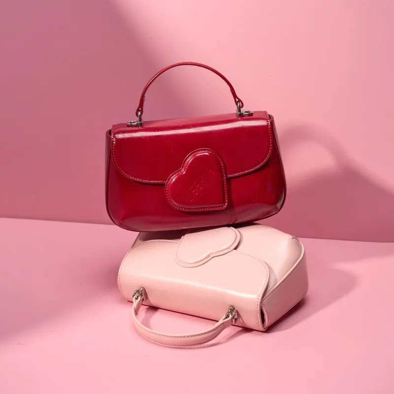 ONE TIME Synthetic Leather Backpack Regular Women's Vintage Red-3