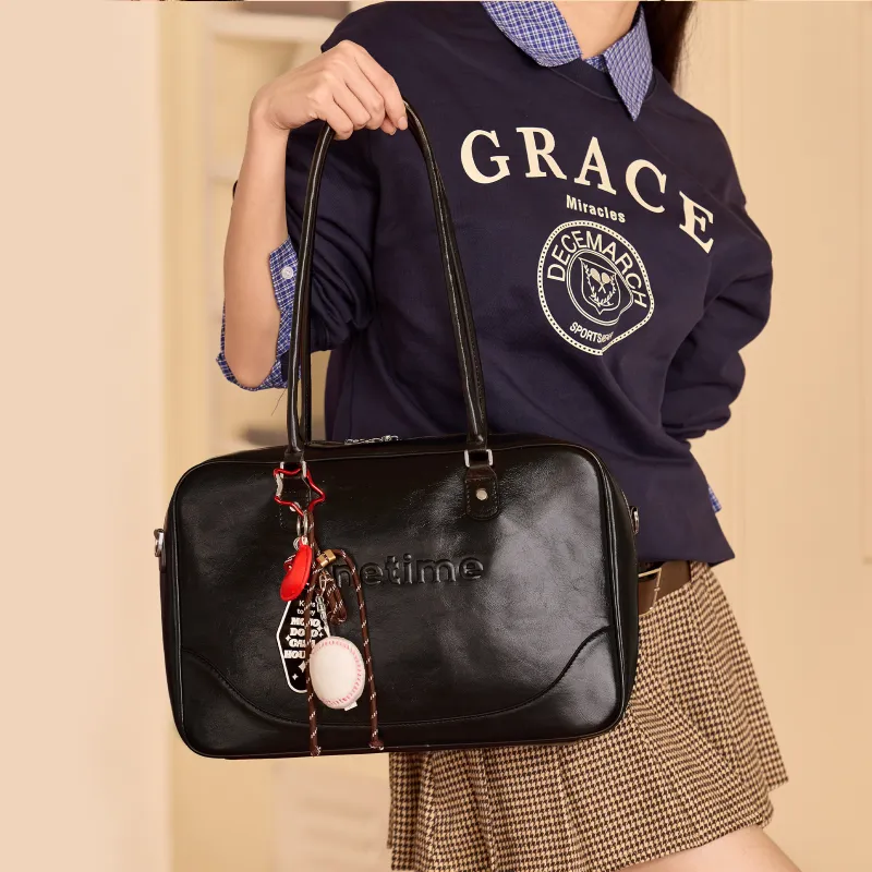 ONE TIME Synthetic Leather Shoulder Bag Regular Women's Multicolor-4