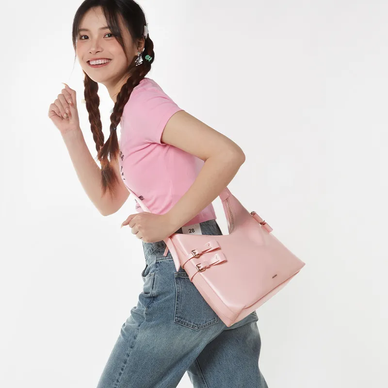 ONE TIME Synthetic Leather Shoulder Bag, Tote Bag Regular Women's Multicolor-3
