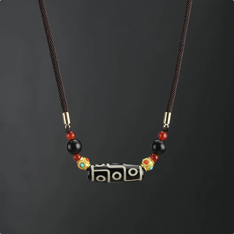 Seven Little Craftsmen Agate Jade Necklaces Unisex-1