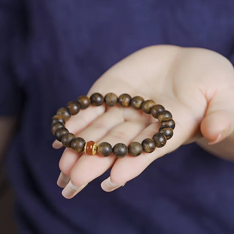Seven Little Craftsmen Agarwood Bracelets Unisex-4