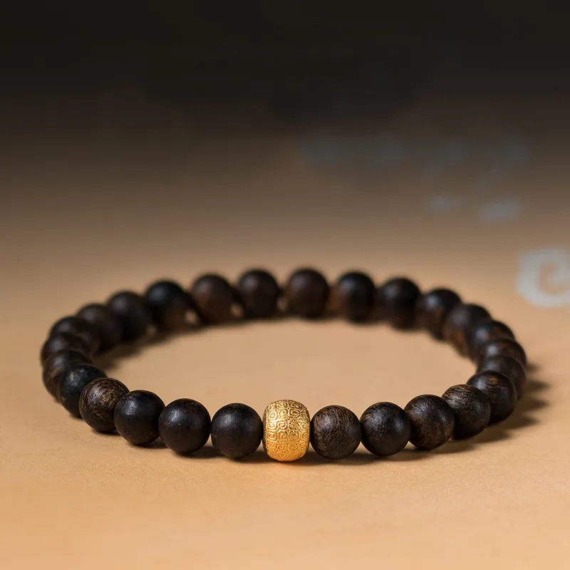 Seven Little Craftsmen Agarwood Bracelets Unisex-1