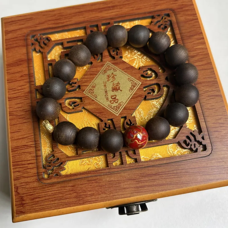 Seven Little Craftsmen Agarwood Bracelets Unisex-2