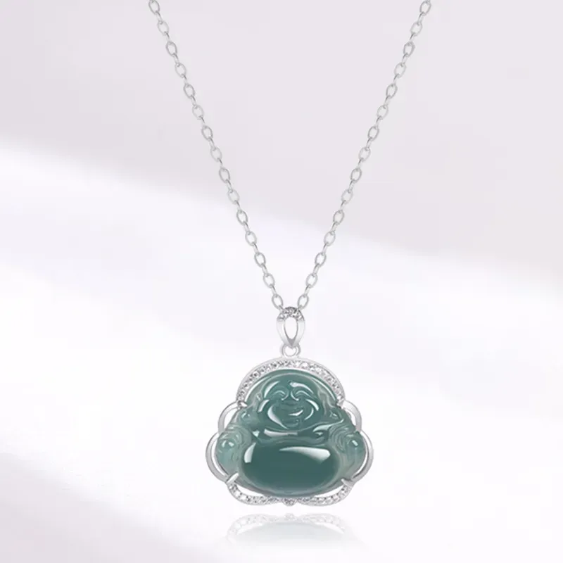 Seven Little Craftsmen Glutinous Jade Jadeite Necklaces Women's-4