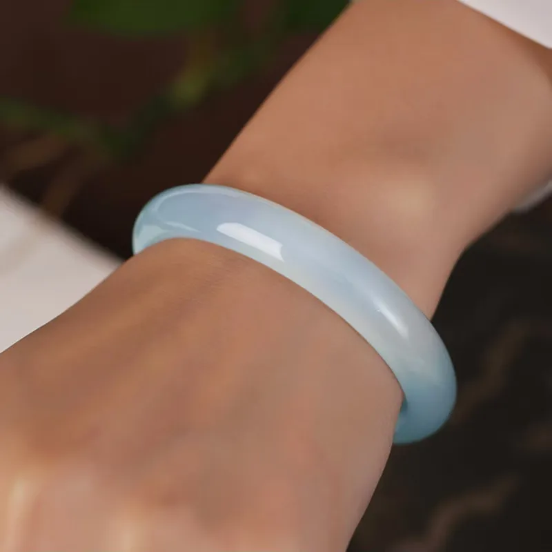 Seven Little Craftsmen Chalcedony Bangles Women's-3