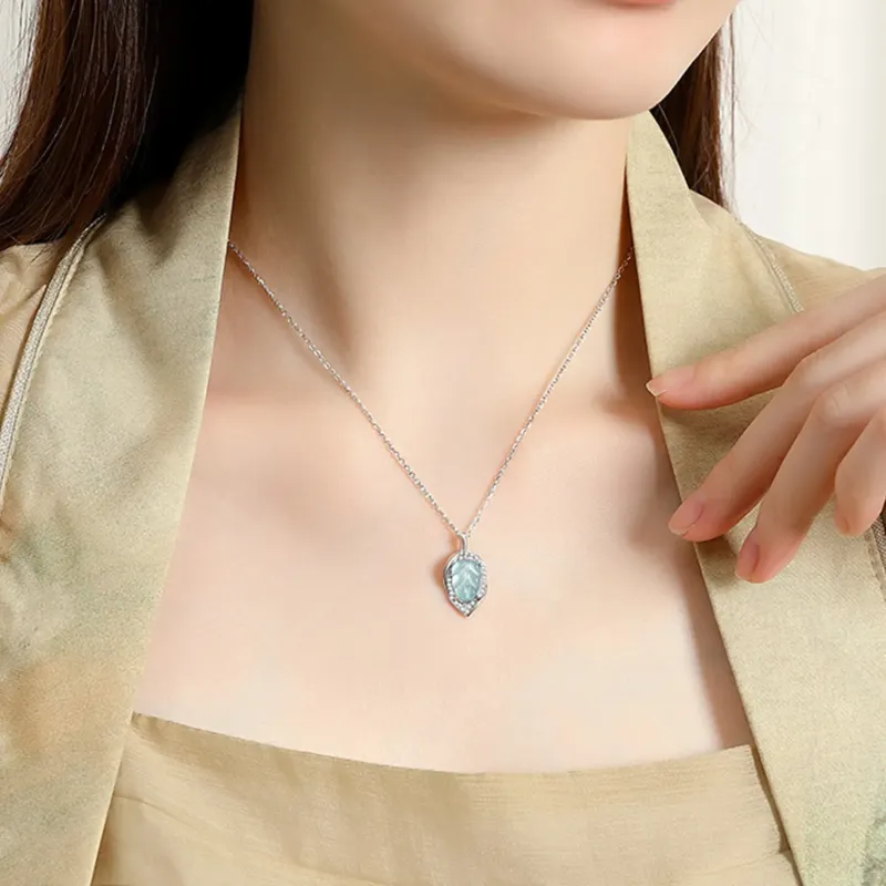 Seven Little Craftsmen Glutinous Jade Jadeite Necklaces Women's-2