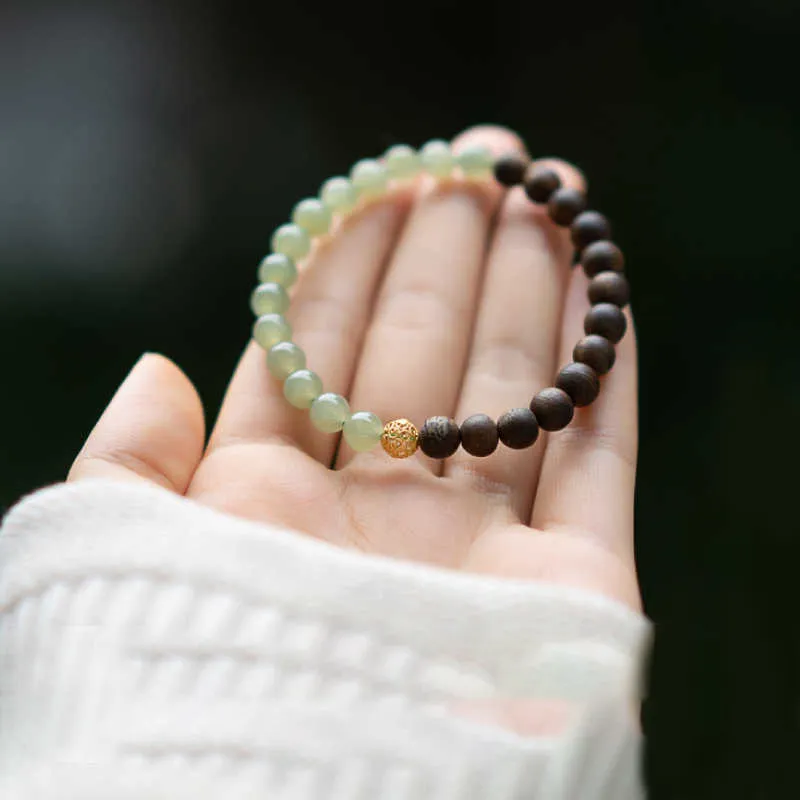Seven Little Craftsmen Agarwood Bracelets Unisex-4
