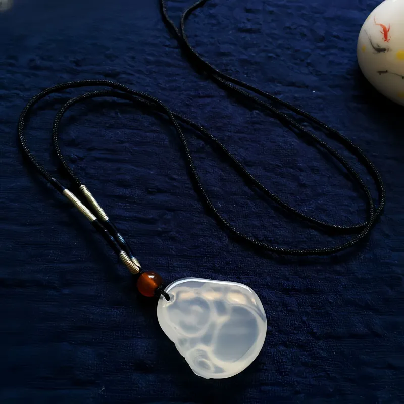 Seven Little Craftsmen Agate Jade Pendants Unisex-2
