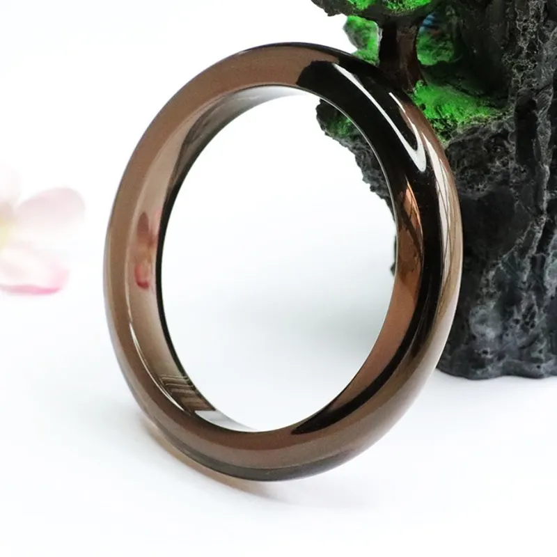 Seven Little Craftsmen Obsidian Bangles Women's-3