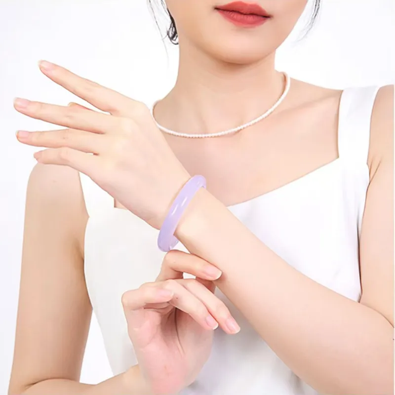 Seven Little Craftsmen Chalcedony Bangles Women's-3