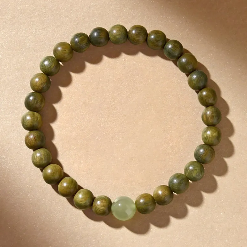 Seven Little Craftsmen Green Sandalwood Bracelets Unisex-4