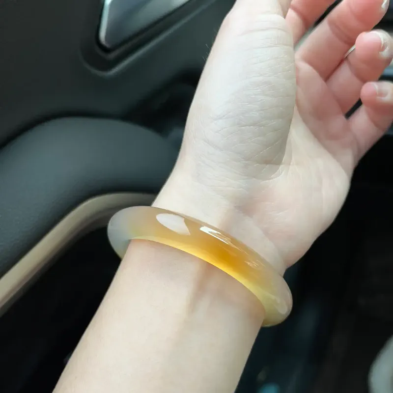Seven Little Craftsmen Chalcedony Bangles Women's-1