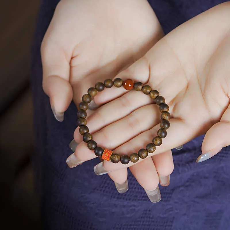 Seven Little Craftsmen Agarwood Bracelets Unisex-4