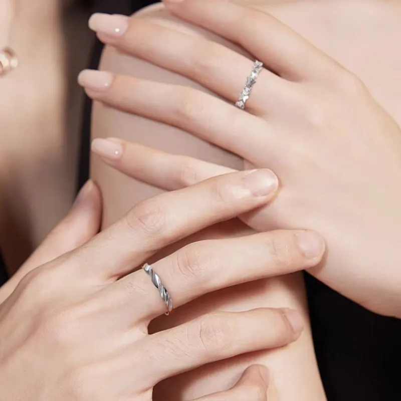 Seven Little Craftsmen 925 Sterling Silver Rings Unisex-2