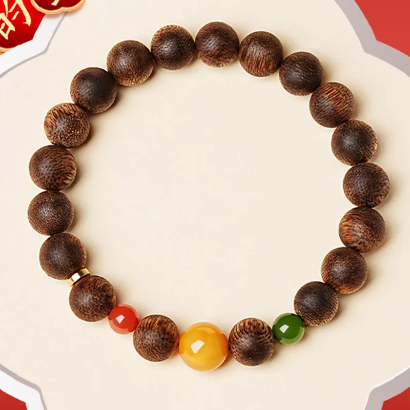 Seven Little Craftsmen Agarwood Bracelets Unisex-3
