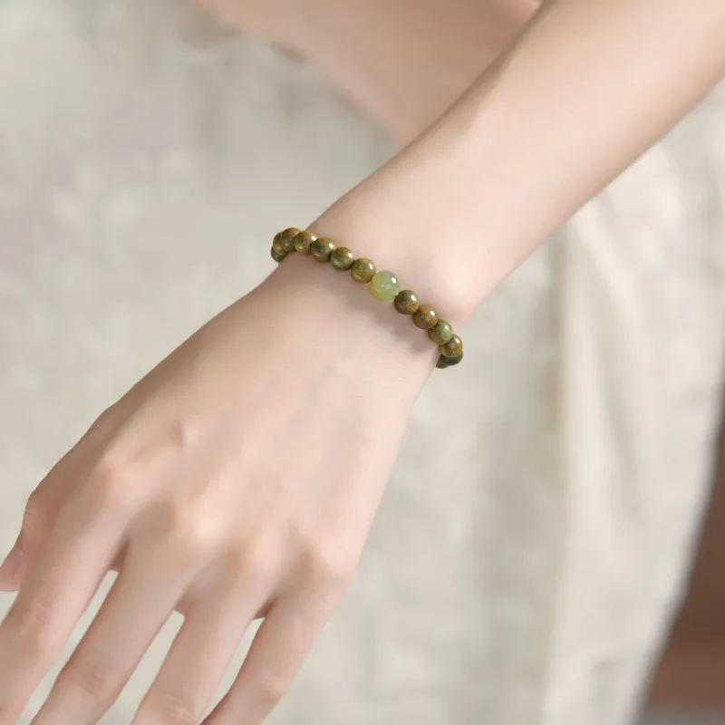 Seven Little Craftsmen Green Sandalwood Bracelets Unisex-2