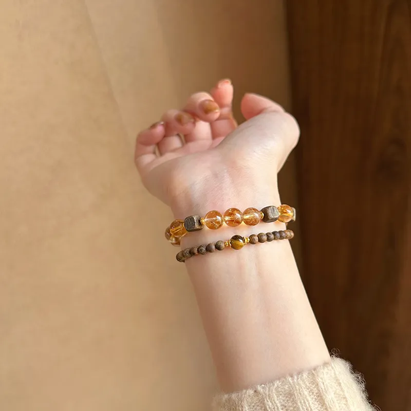 Seven Little Craftsmen Agarwood Bracelets Unisex-3