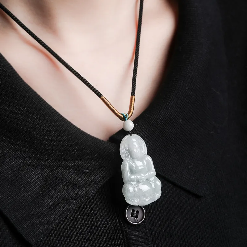 Seven Little Craftsmen Glutinous Jade Pendants Unisex-17