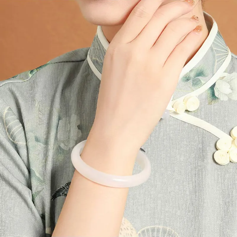 Seven Little Craftsmen Chalcedony Bangles Women's-1