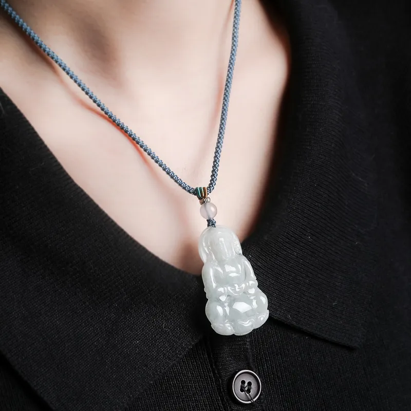 Seven Little Craftsmen Glutinous Jade Pendants Unisex-8