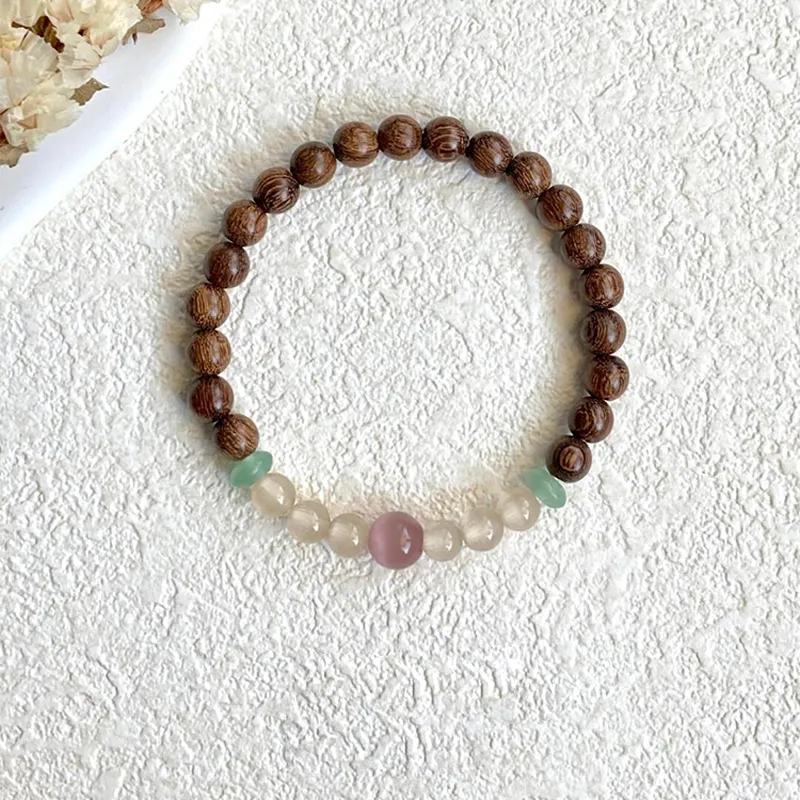 Seven Little Craftsmen Golden Sandalwood Bracelets Unisex-1