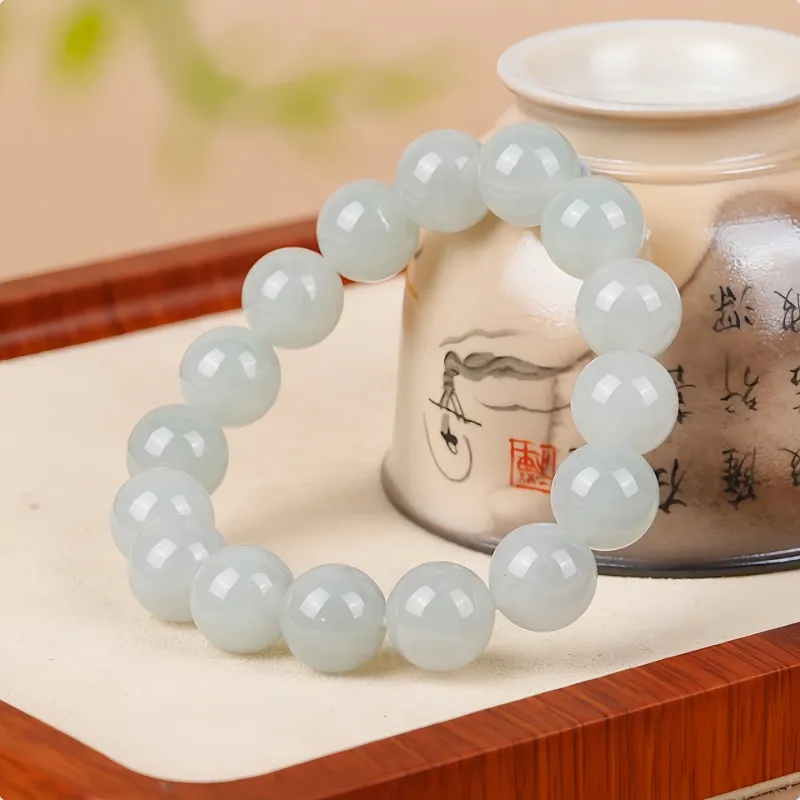 Seven Little Craftsmen Glutinous Jade Bracelets Unisex-1