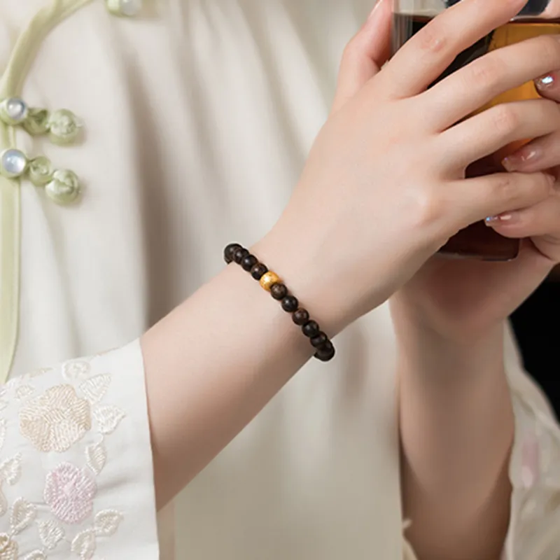 Seven Little Craftsmen Agarwood Bracelets Unisex-3