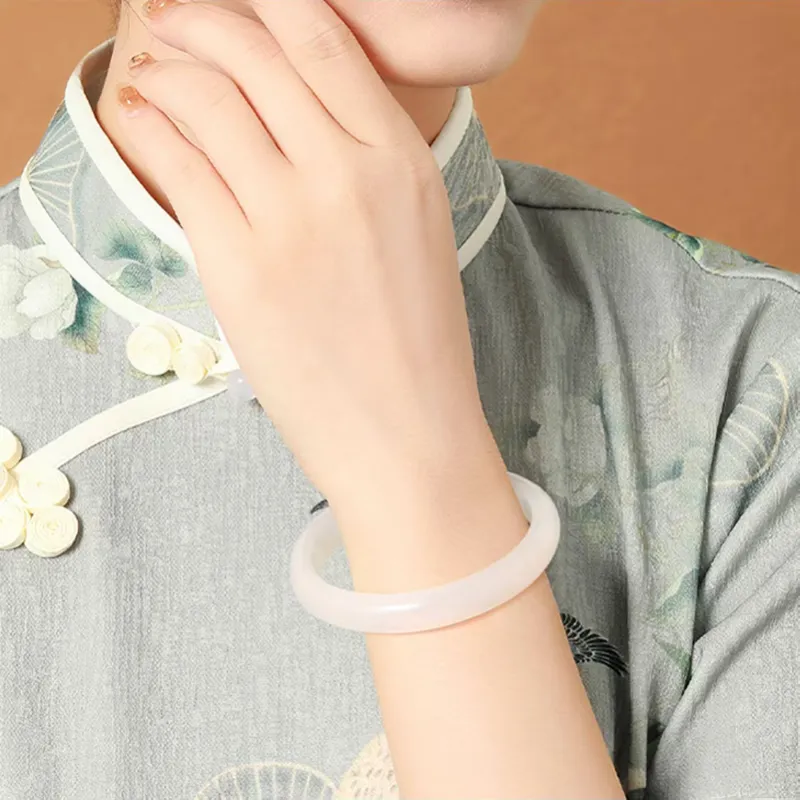 Seven Little Craftsmen Chalcedony Bangles Women's-2
