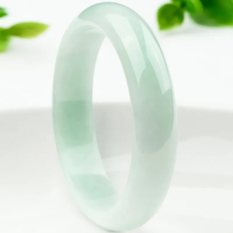 Seven Little Craftsmen Bean Type Jadeite Bangles Women's-4