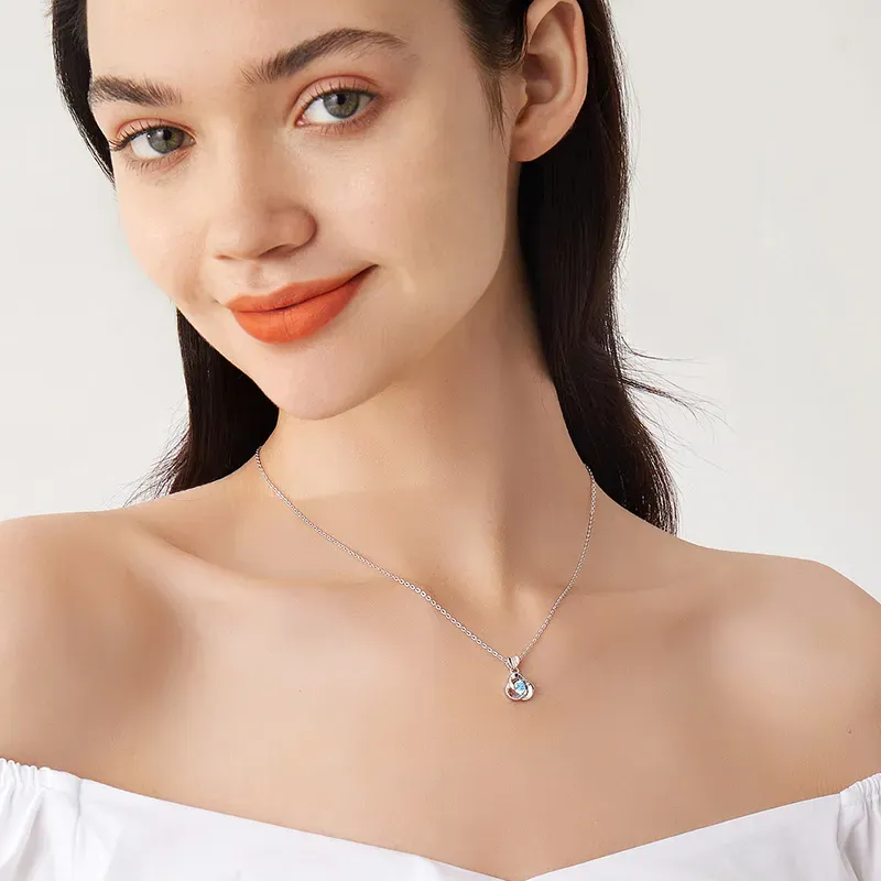 Seven Little Craftsmen S925 Silver Necklaces Women's-3