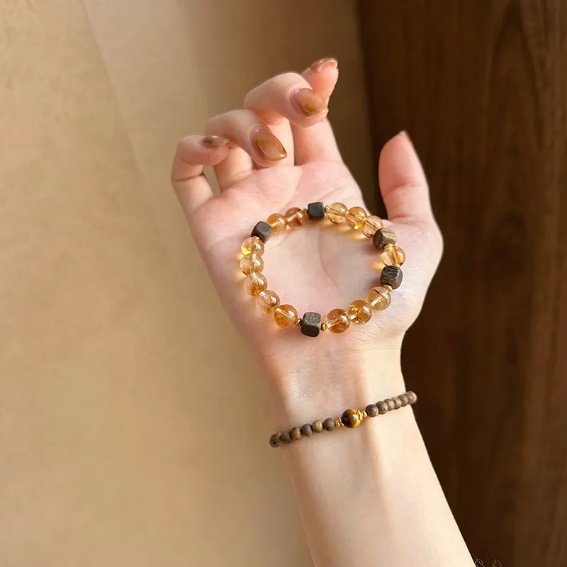 Seven Little Craftsmen Agarwood Bracelets Unisex-4