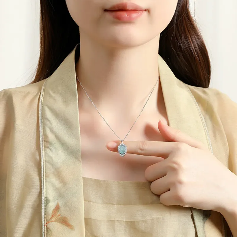 Seven Little Craftsmen Glutinous Jade Jadeite Necklaces Women's-1