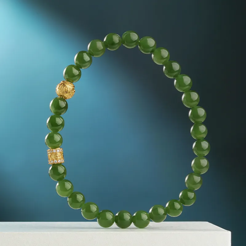Seven Little Craftsmen Hetian Jade Bracelets Jasper Unisex-2