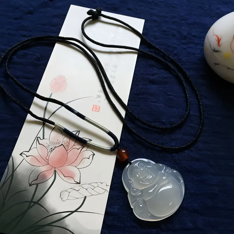 Seven Little Craftsmen Agate Jade Pendants Unisex-1