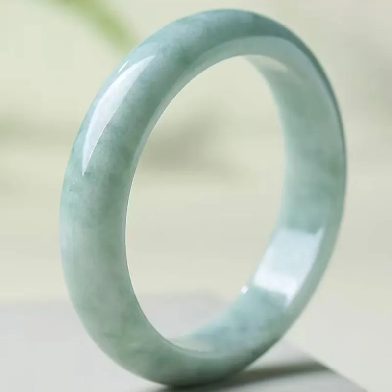 Seven Little Craftsmen Glutinous Jade Jadeite Bangles Women's-3