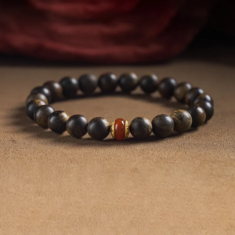 Seven Little Craftsmen Agarwood Bracelets Unisex-2