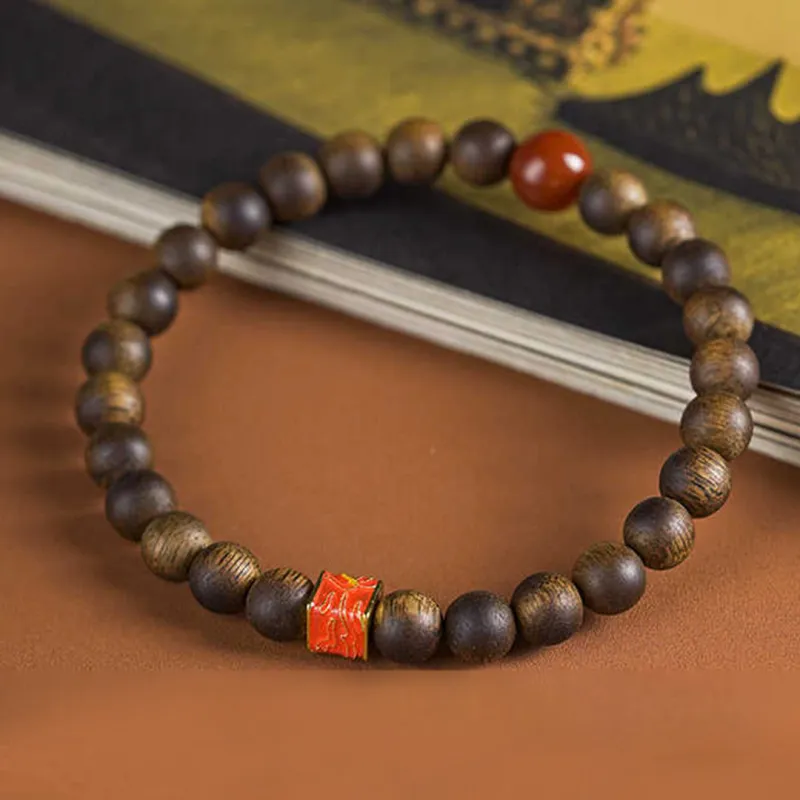 Seven Little Craftsmen Agarwood Bracelets Unisex-2