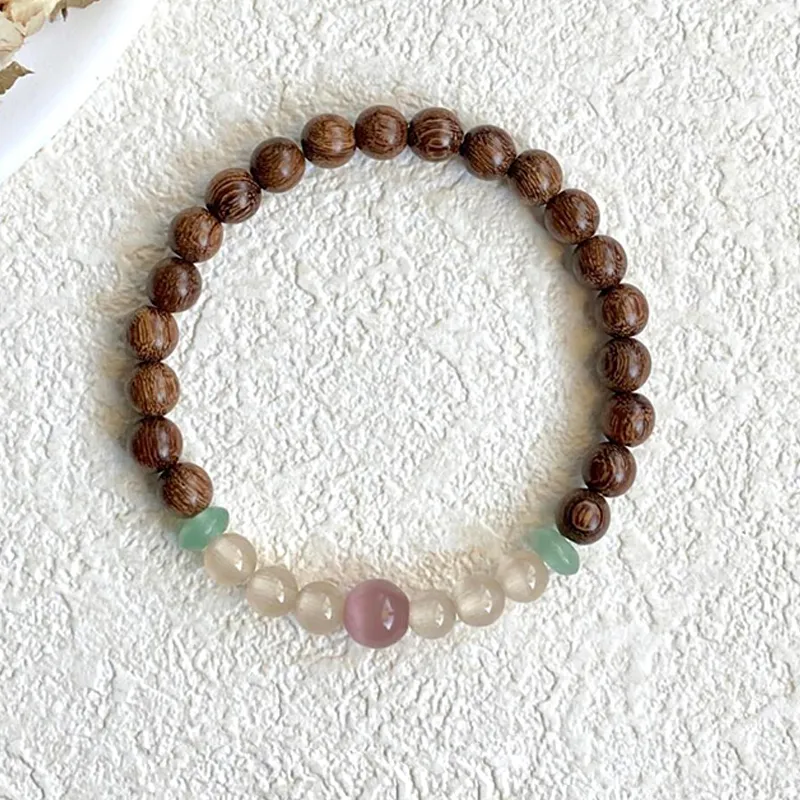 Seven Little Craftsmen Golden Sandalwood Bracelets Unisex-4