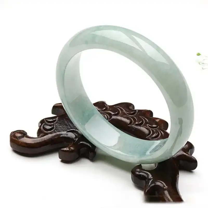 Seven Little Craftsmen Bean Type Jadeite Bangles Women's-4