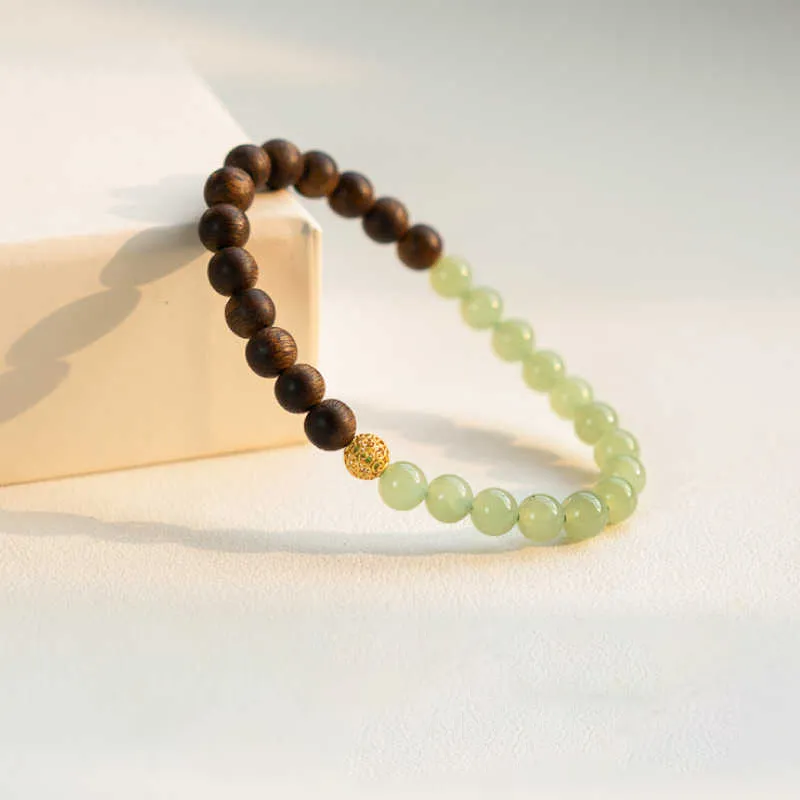 Seven Little Craftsmen Agarwood Bracelets Unisex-3