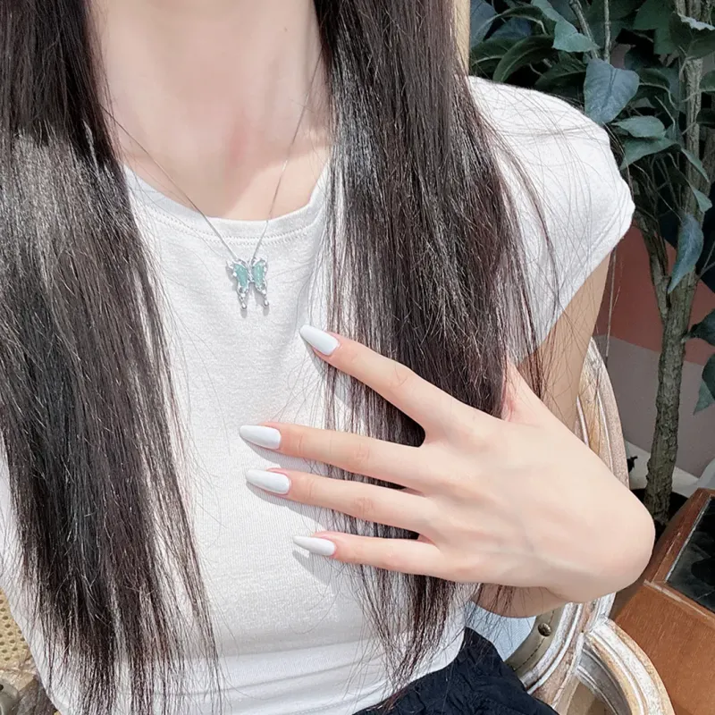 Seven Little Craftsmen Glutinous Jade Jadeite Necklaces Women's-4