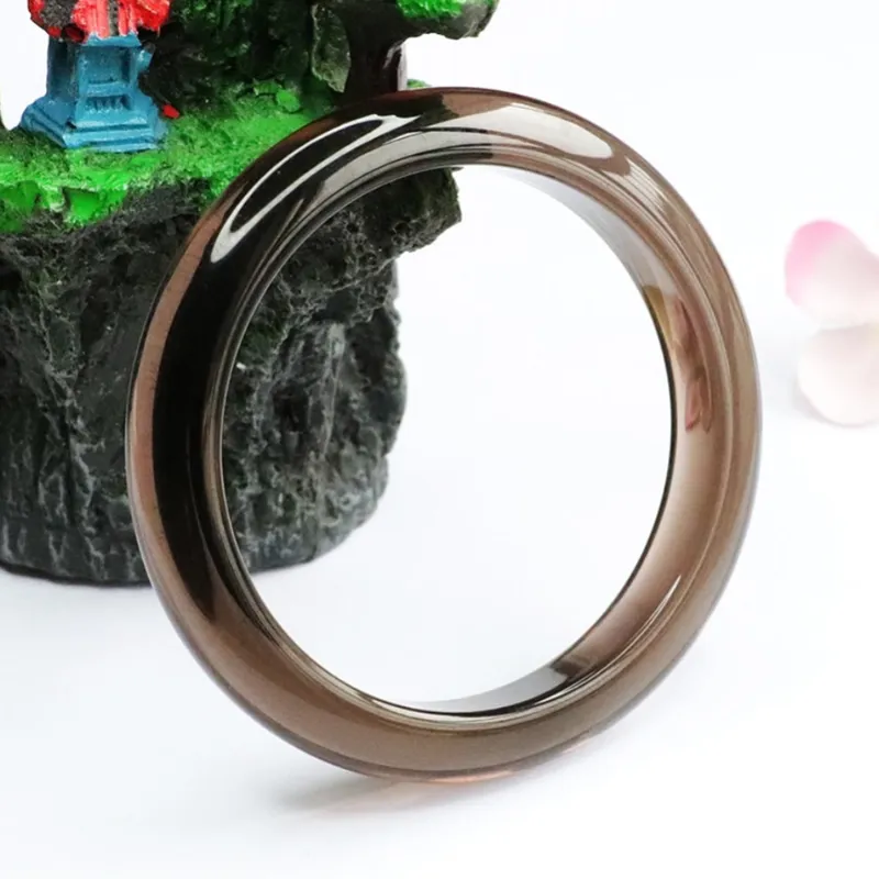 Seven Little Craftsmen Obsidian Bangles Women's-4